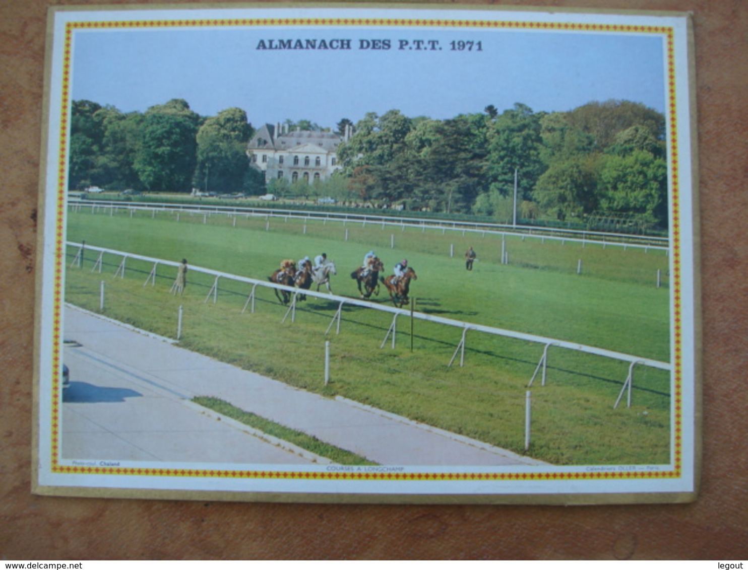 Almanach Des PTT 1971 Champ De Courses +Scène De Chasse +nombreux Feuillest Dépt 35 Ille & Vilaine - Grand Format : 1971-80