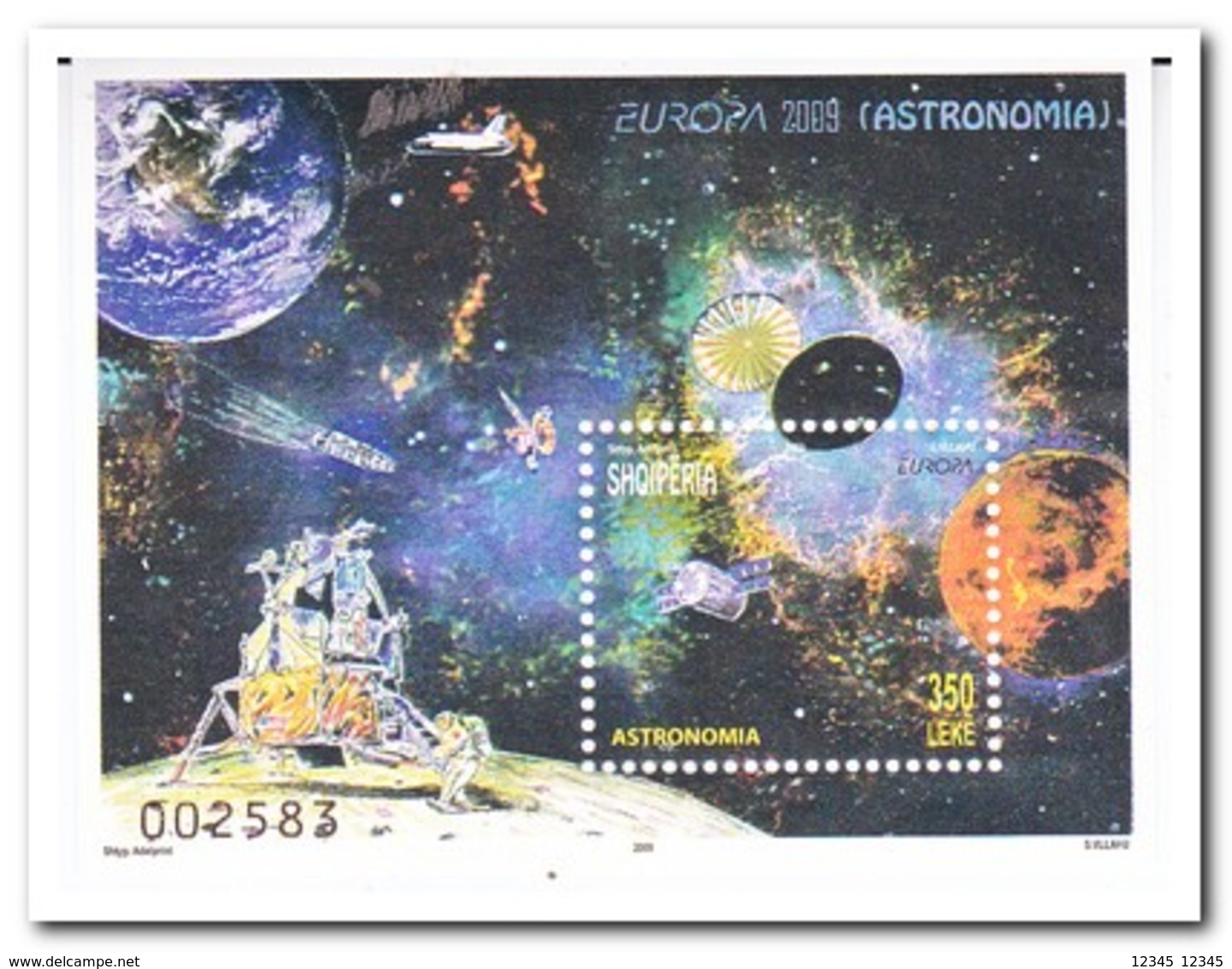 Albanië 2009, Postfris MNH, Europe, Cept, Astronomie - Albanië