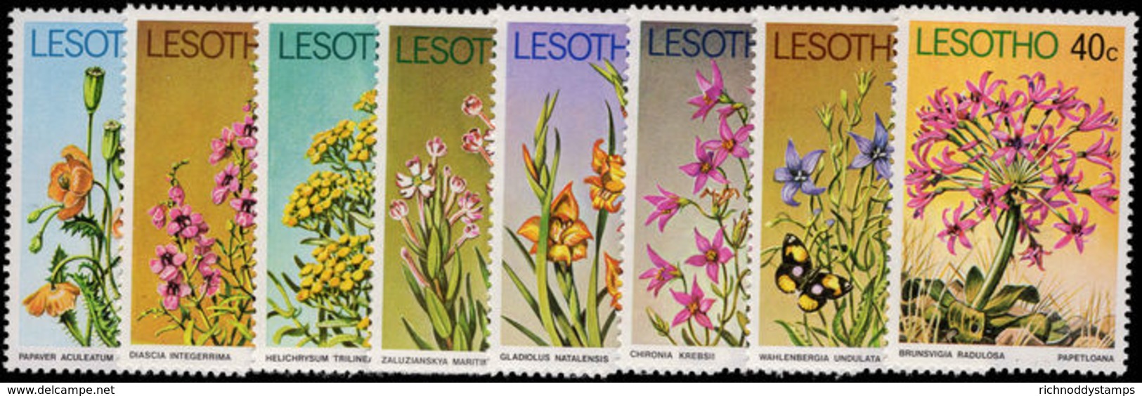 Lesotho 1978 Flowers Unmounted Mint. - Lesotho (1966-...)