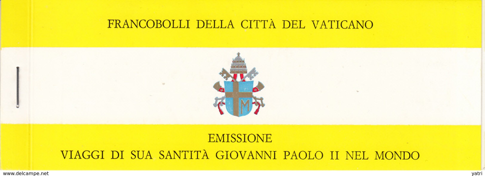 Vaticano - I Viaggi Di Giovanni Paolo II Nel Mondo, Con Francobolli Timbrati (raro In Questo Stato D'uso) - Carnets