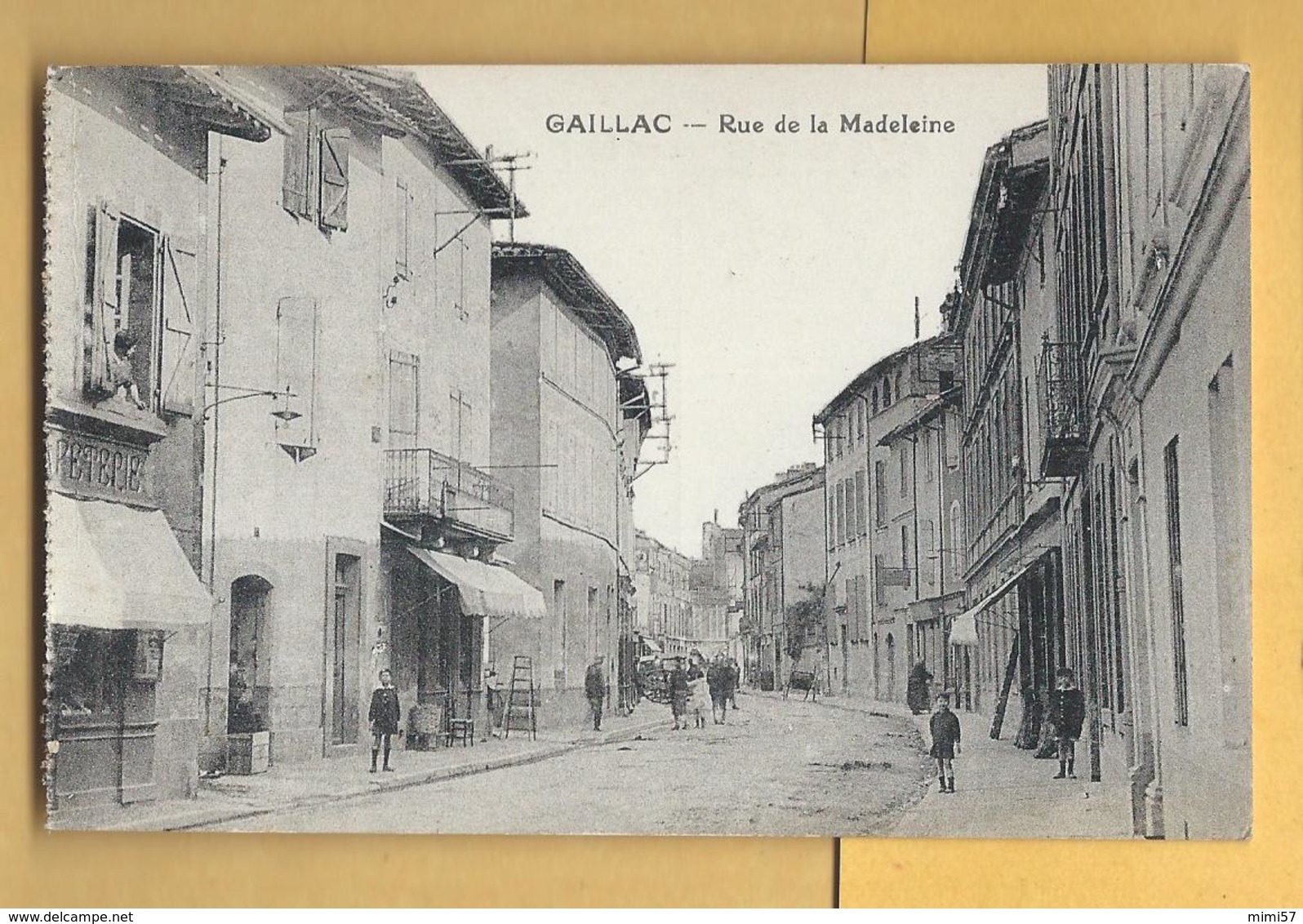 C.P.A. GAILLAC - Rue De La Madelaine - Gaillac