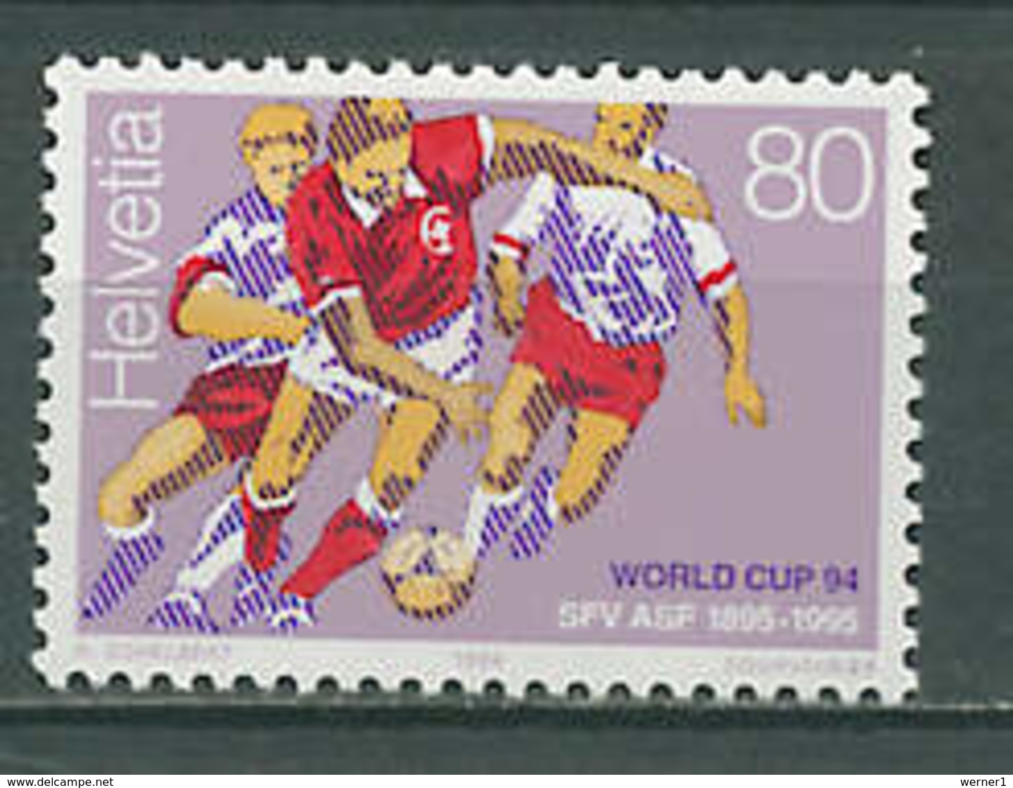 Switzerland 1994 Football Soccer World Cup Stamp MNH - 1994 – USA