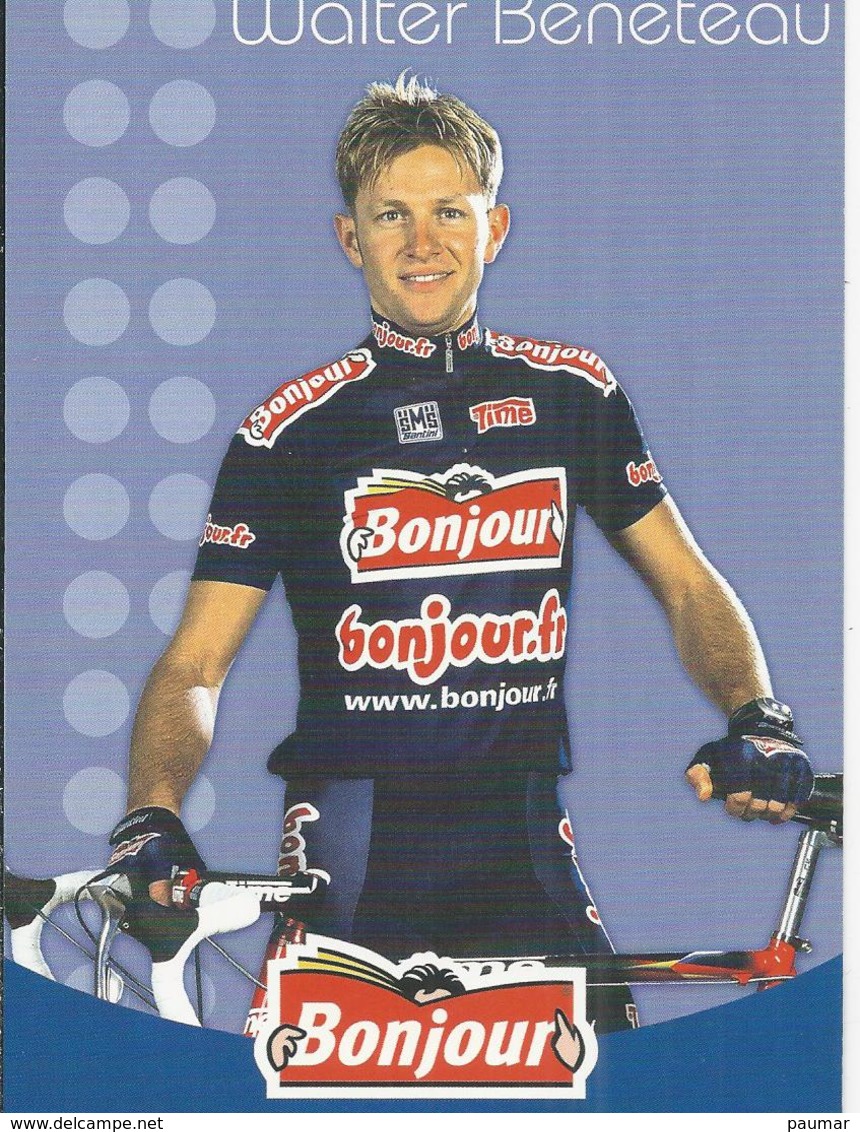 10X15   Les Essarts  Walter BEBETEAU                SPORT  CYCLISME  ¨PUBLICITE - Les Essarts