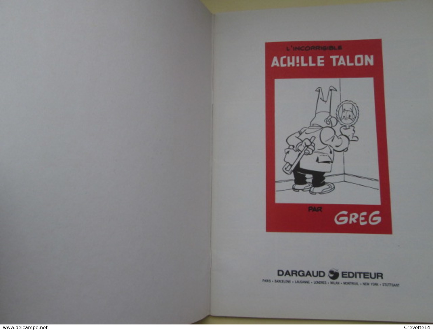 BD1/2015 Album Souple Broché PUBLICITAIRE TOTAL / L'INCORRIGIBLE ACHILLE TALON édition De 1983 TB état - Achille Talon