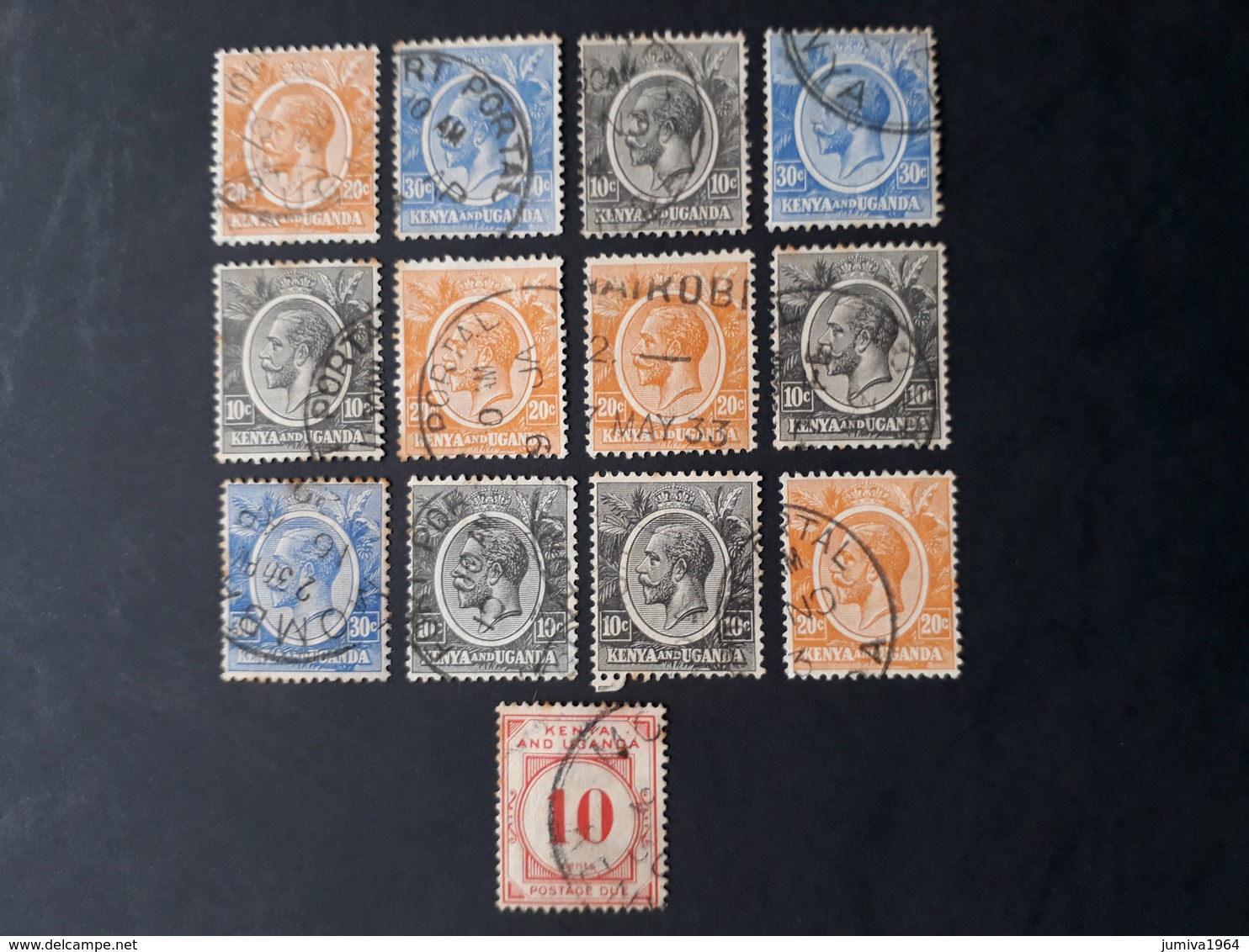 UK - Kenya & Uganda - Lot Timbres Oblitérés - TB - Kenya & Ouganda