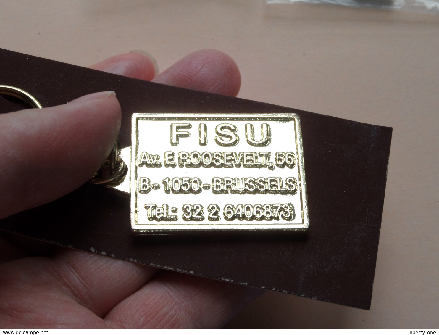 FISU Brussels ( Zie Foto ) Keychain ! - Porte-clefs