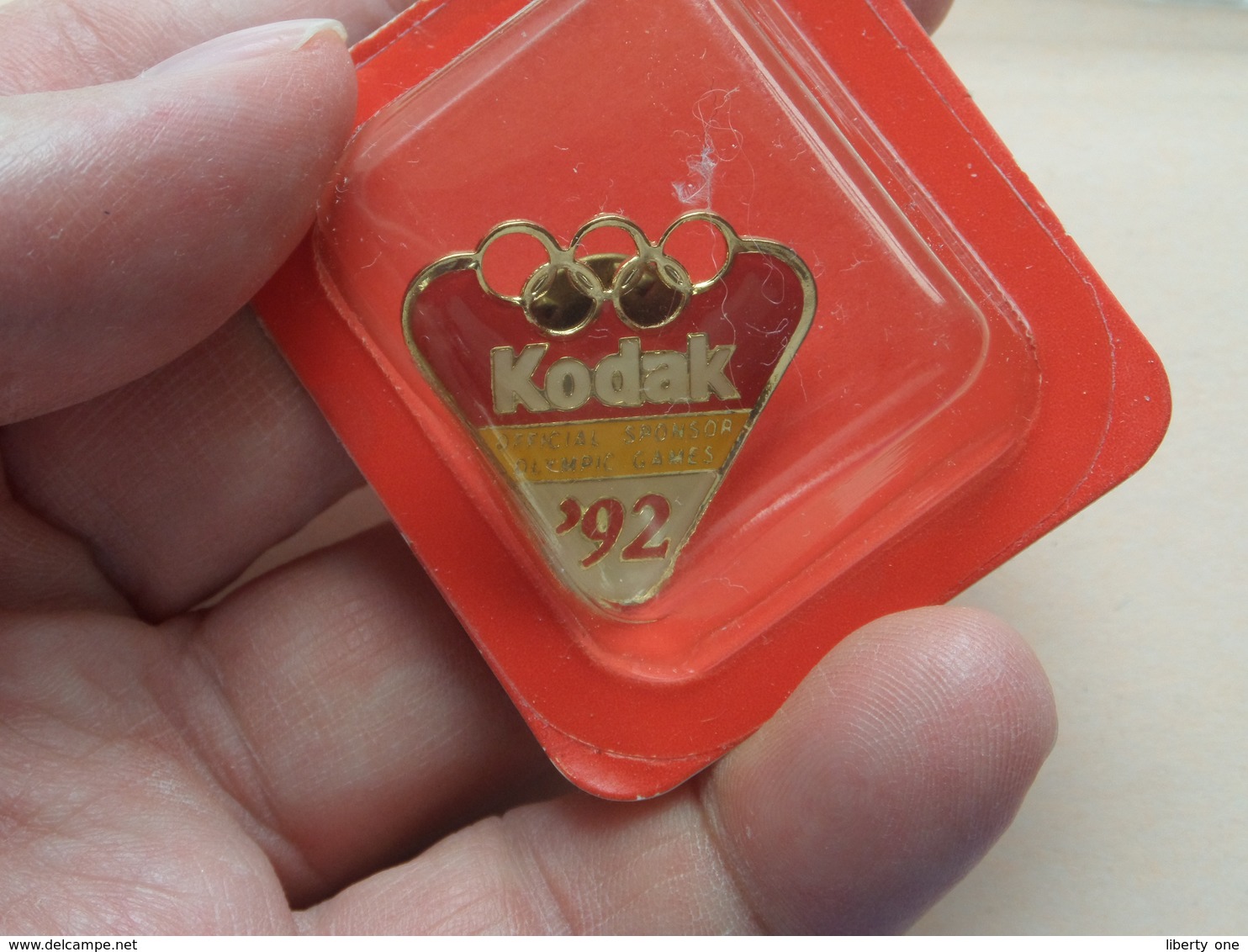 1992 - KODAK Official Sponsor Olympic Games '92 BARCELONA ( Zie Foto ) Pin - Brooch / Closed Box ! - Jeux Olympiques