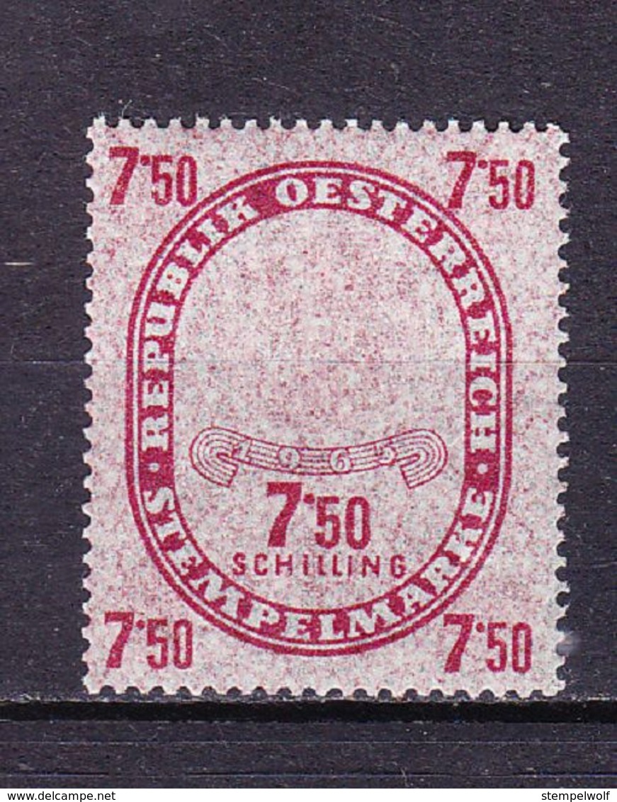 Oesterreich, Stempelmarke, 7,50 Schilling, 1965 (51562) - Gebührenstempel, Impoststempel
