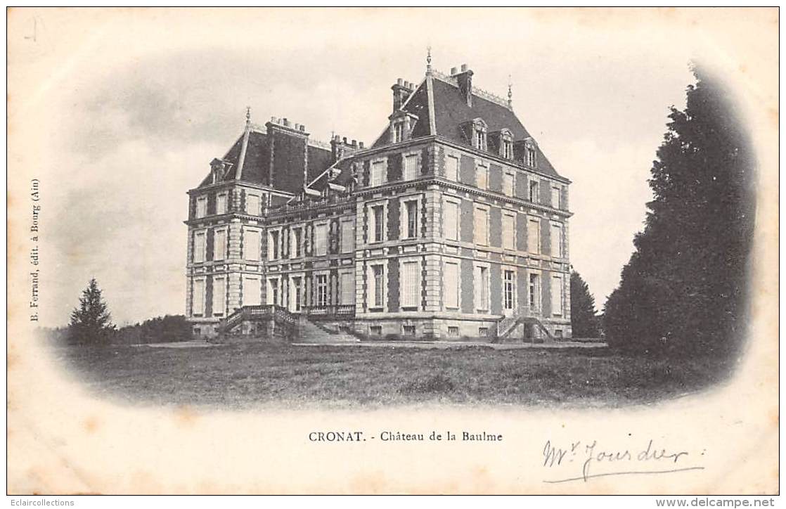 Cronat       01        Château De La Baulme            (voir Scan) - Sin Clasificación