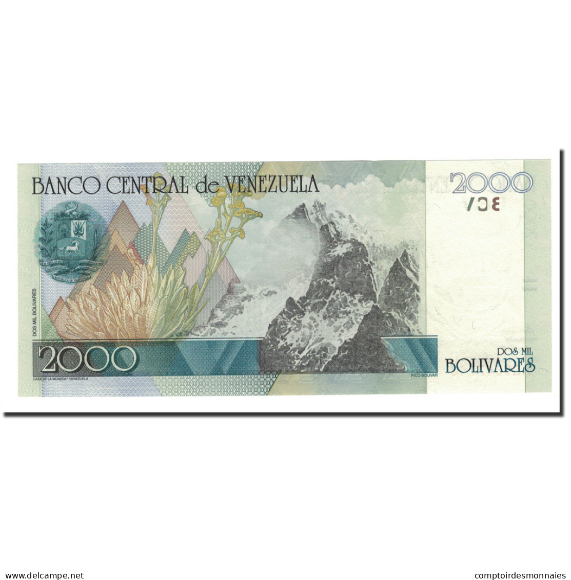 Billet, Venezuela, 2000 Bolivares, 1998, 1998-08-24, KM:80, NEUF - Venezuela