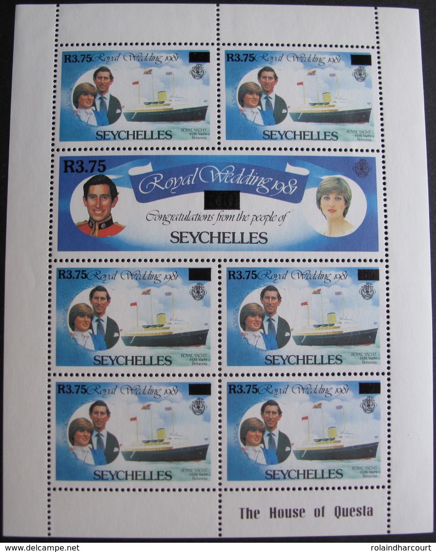 EVE/56 - 1983 - SEYCHELLES - BLOC NEUF** - CHARLES ET DIANA ROYAL WEDDING - Seychelles (1976-...)