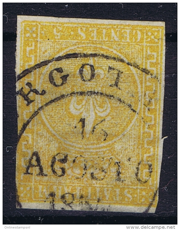 Parma  Sa 6  Mi Nr 6a Obl./Gestempelt/used  1853 - Parme