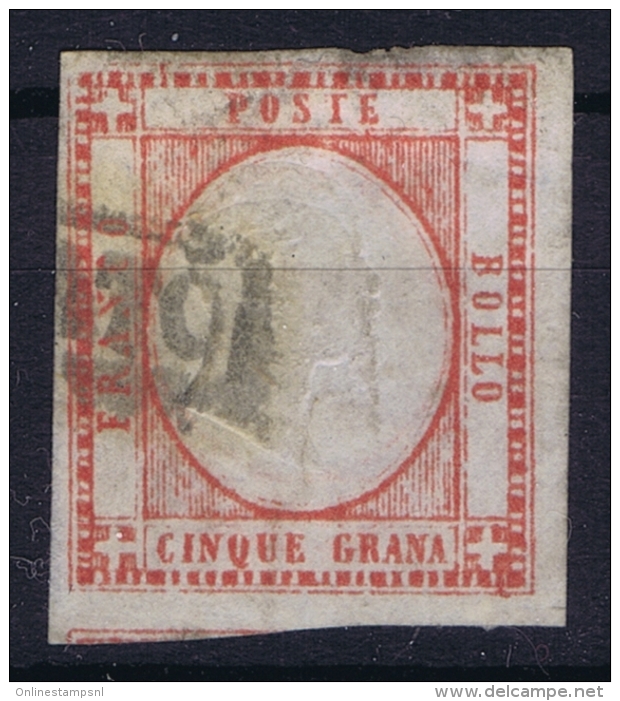 Napoli  Sa 21   Mi Nr 5  Doppia Effigie  Double Imprint Of Head Obl./Gestempelt/used - Neapel