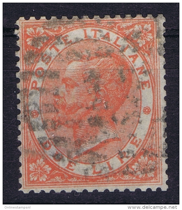 Italy  Sa 22 Mi Nr 22  Obl./Gestempelt/used 1863 - Used