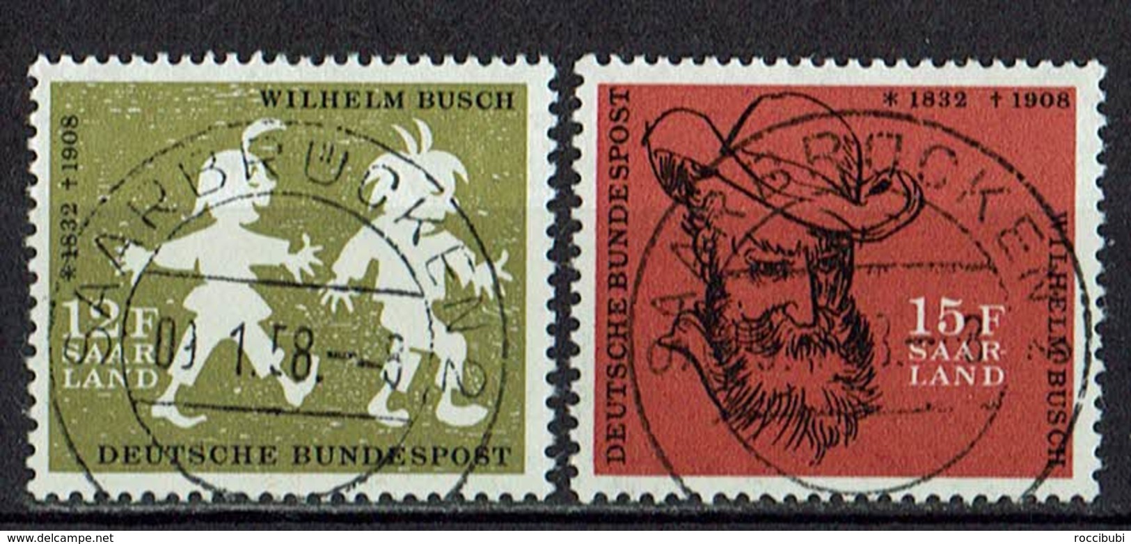 Saarland 1958 // Mi. 429/430 O (023..124) - Gebraucht