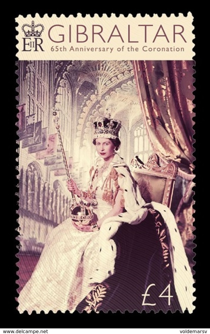 Gibraltar 2018 Mih. 1856 65th Anniversary Of The Coronation Of Queen Elizabeth MNH ** - Gibraltar