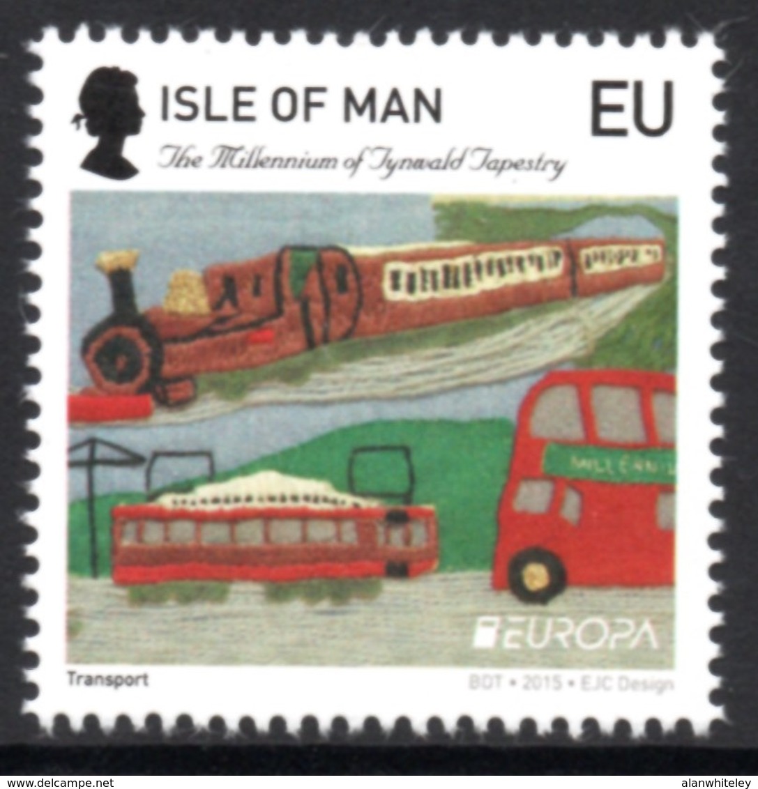 ISLE OF MAN 2015 EUROPA Old Toys: Single Stamp Ex Sheetlet UM/MNH - Isola Di Man