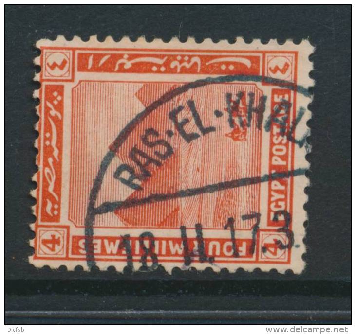 EGYPT, Postmark RAS EL KHALI - 1915-1921 Protettorato Britannico