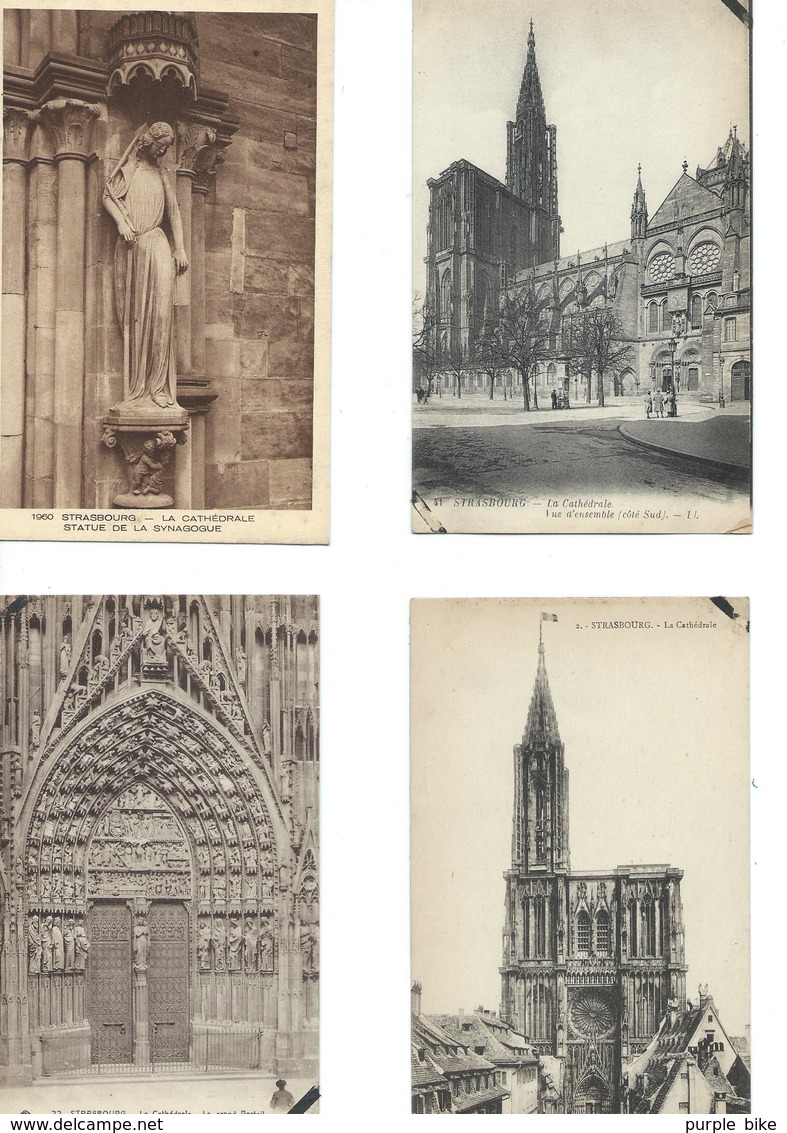 Lot 70 CPA CATHEDRALES Principalement, Quelques  Eglises En Bon état  Intérieur, Extérieur - 5 - 99 Cartes