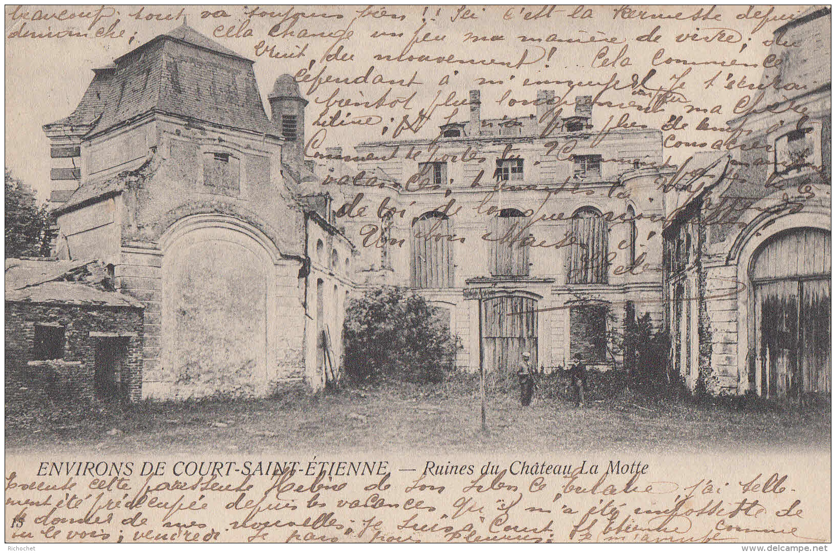 Court-St-Etienne - Environs De - Ruines Du Château Lamotte - Court-Saint-Etienne