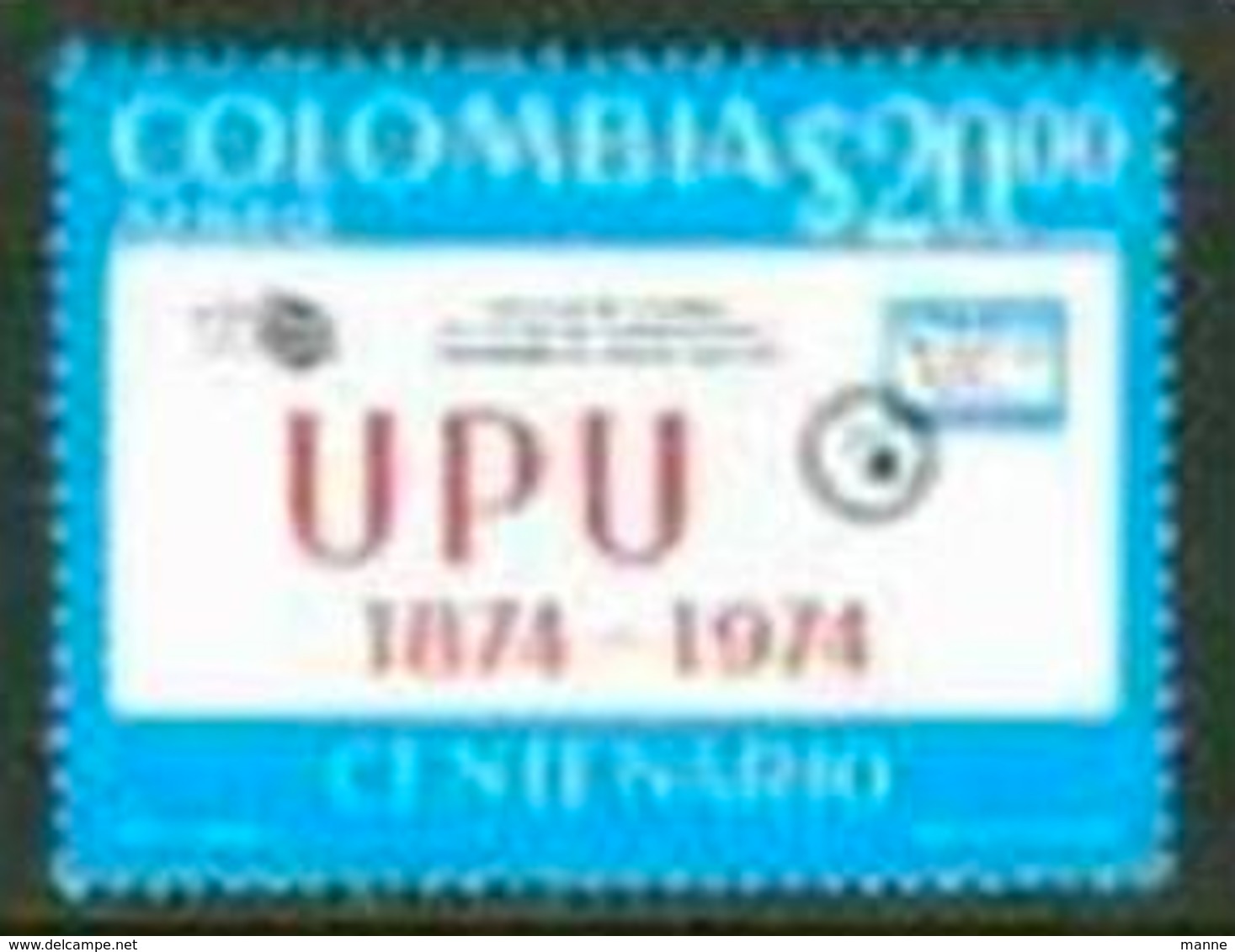 -Columbia-1974-" UPU-Airmail"  (**) - Colombia