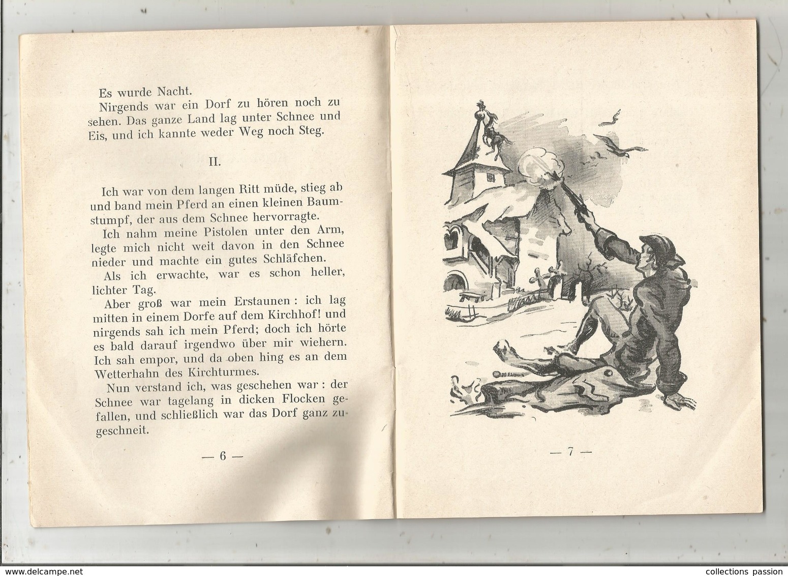 MÜNCHHAUSENS , Abenteuer Zu Lande ,46 Pages ,illustrations ,1961, Base Léxicale En Français , Frais Fr 2.85e - Libros De Enseñanza