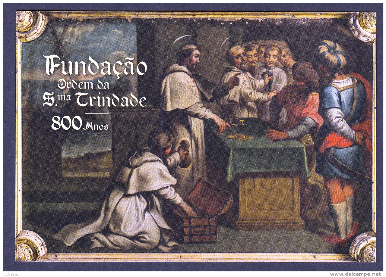 1.- PORTUGAL 2018 POSTAL STATIONERY 800 YEARS  FOUNDATION  ORDER HOLY TRINITY - Christianisme