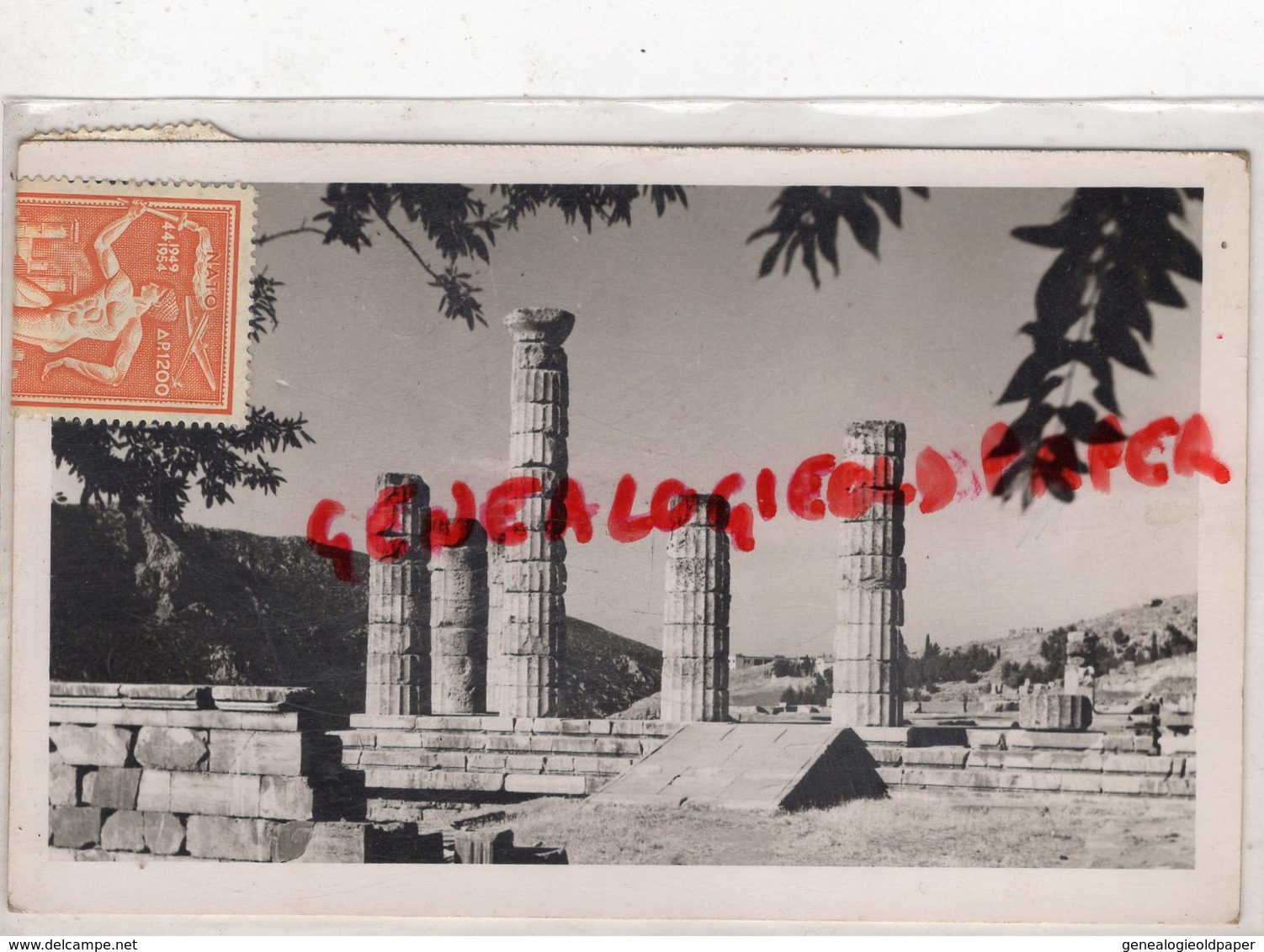 GRECE - DELPHI - APOLLO TEMPLE - DELPHES 1954 - Griekenland