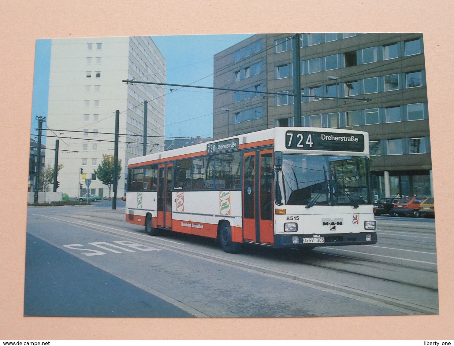 Rheinbahnbusse - BUS 8515 - Typ S80 / 1979 (Fotokarte) Anno 1986 ( Zie Foto's ) ! - Autobus & Pullman