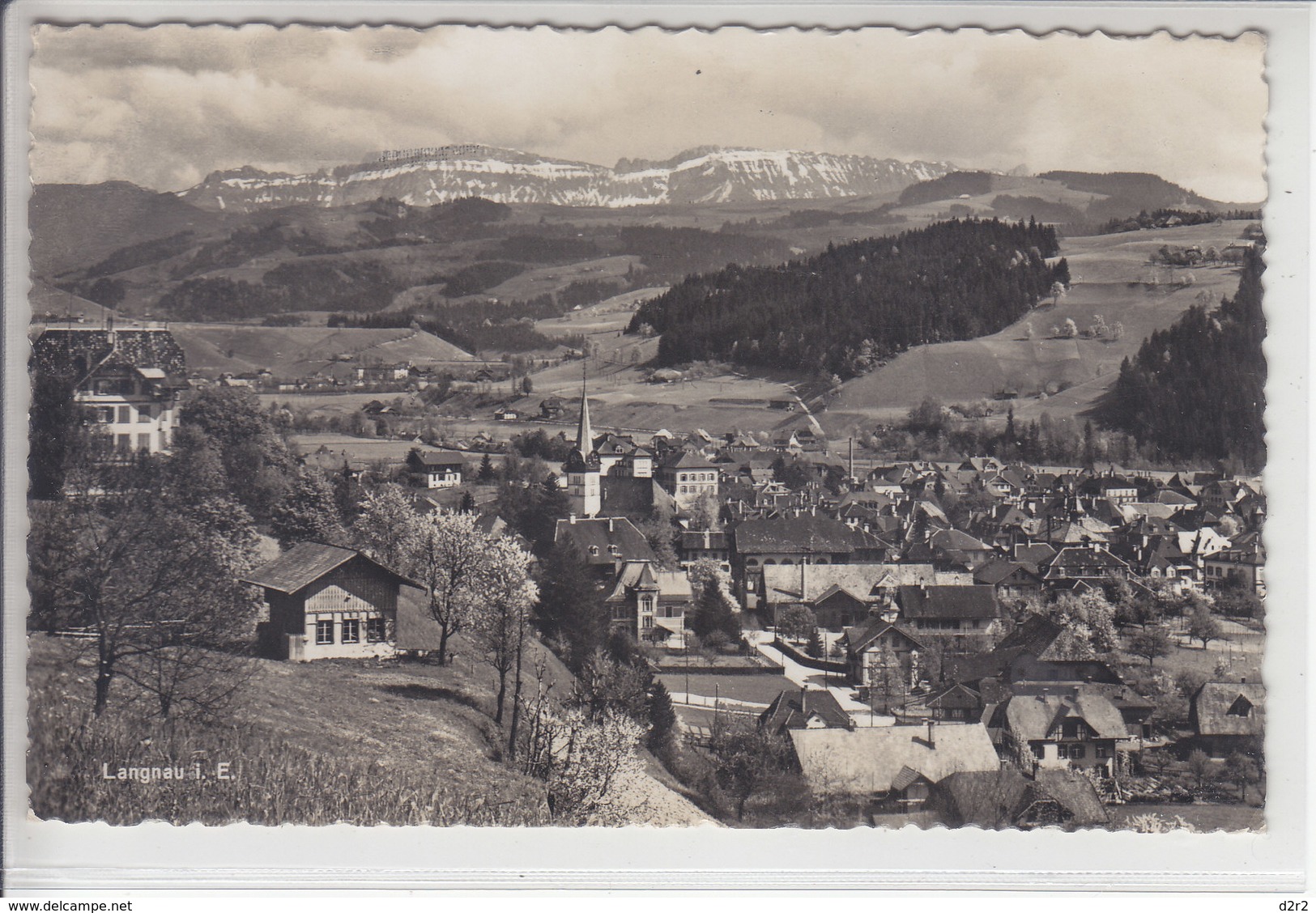 LANGNAU - VUE GENERALE - CACHET MILITAIRE SPECIAL - Langnau Im Emmental