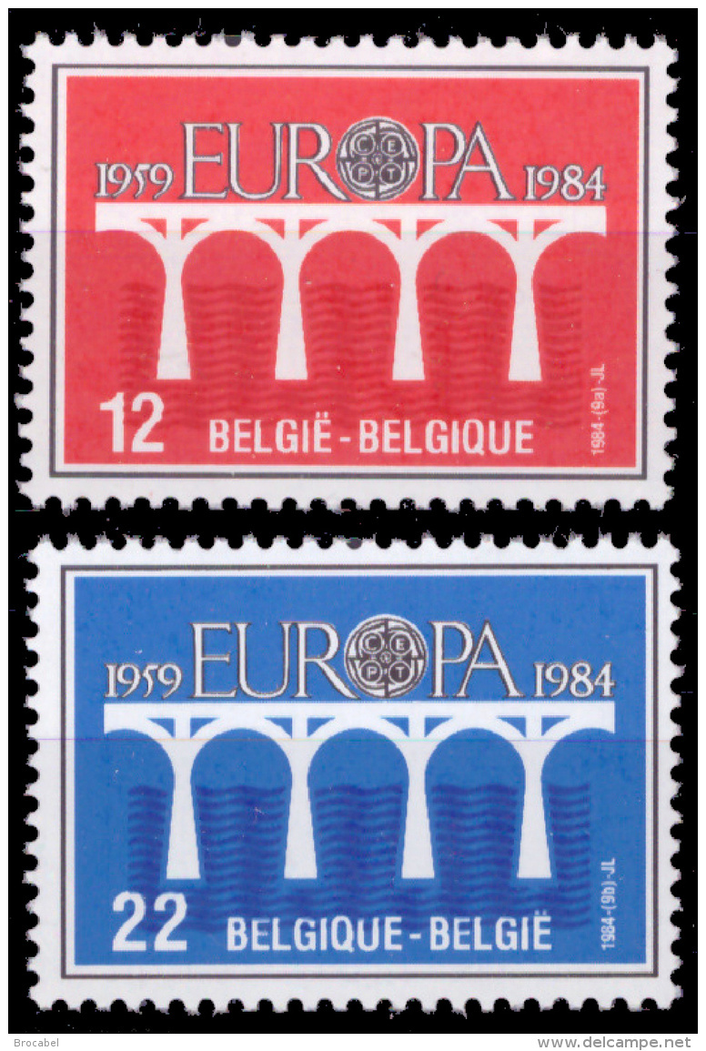 Belgium 2130/31**  Europa  MNH - Unused Stamps