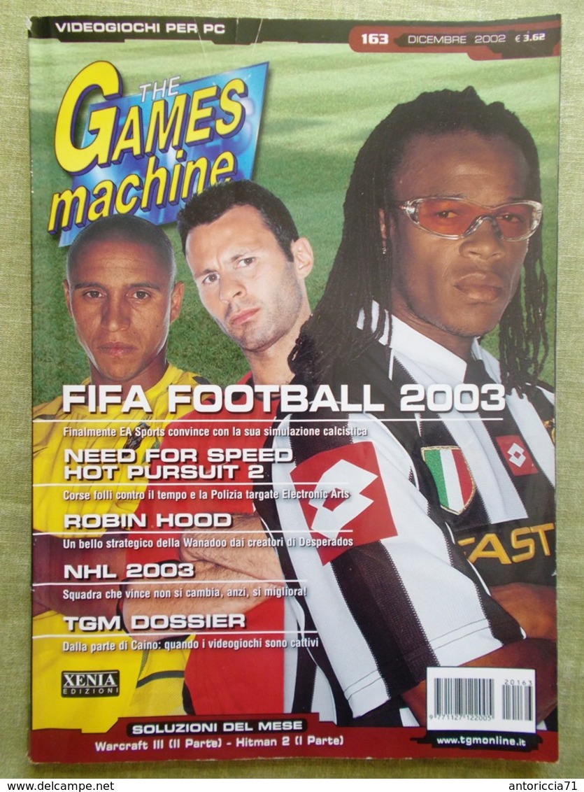 Rivista TGM The Games Machine Nr. 163 Dicembre 2002 Videogiochi PC FIFA NHL NEED - Computer Sciences