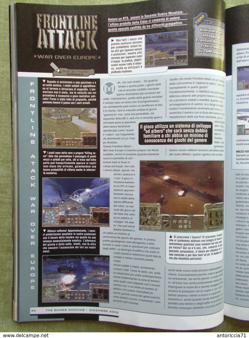 Rivista TGM The Games Machine Nr. 163 Dicembre 2002 Videogiochi PC FIFA NHL NEED - Informatica