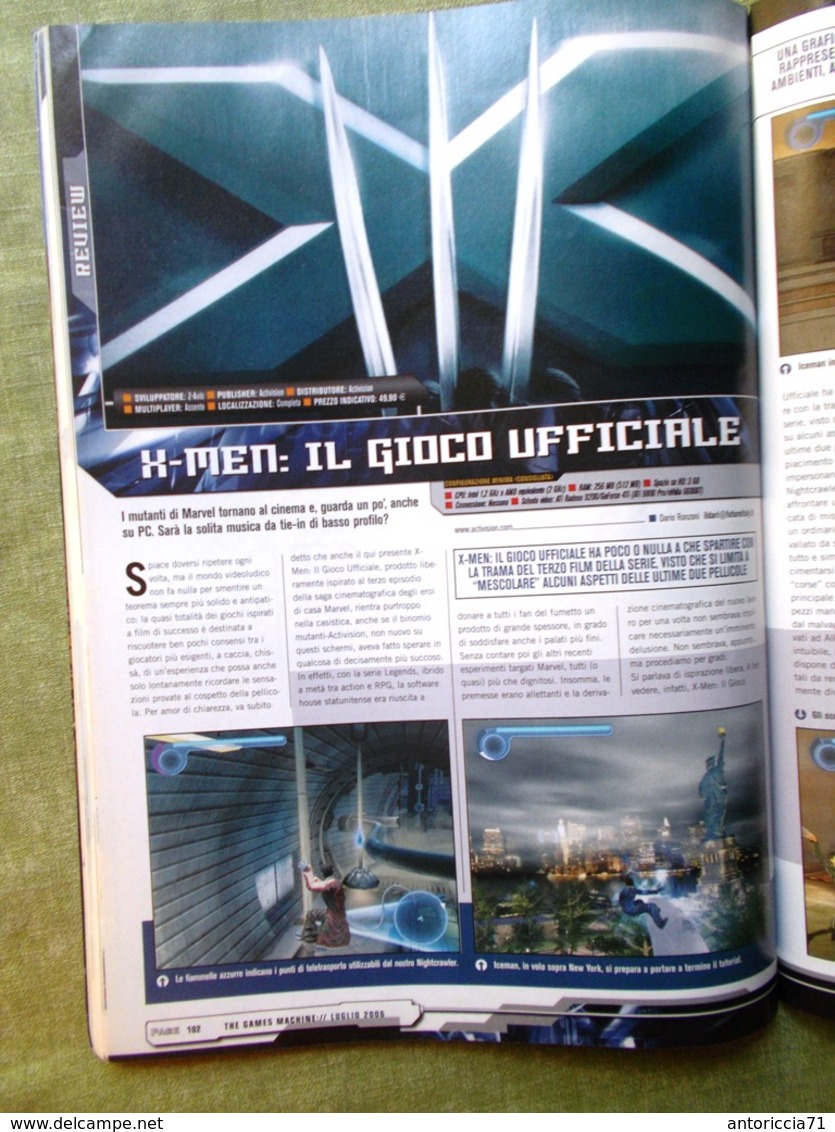 Rivista TGM The Games Machine Nr. 210 Luglio 2006 Videogiochi PC Rise & Fall - Informatique