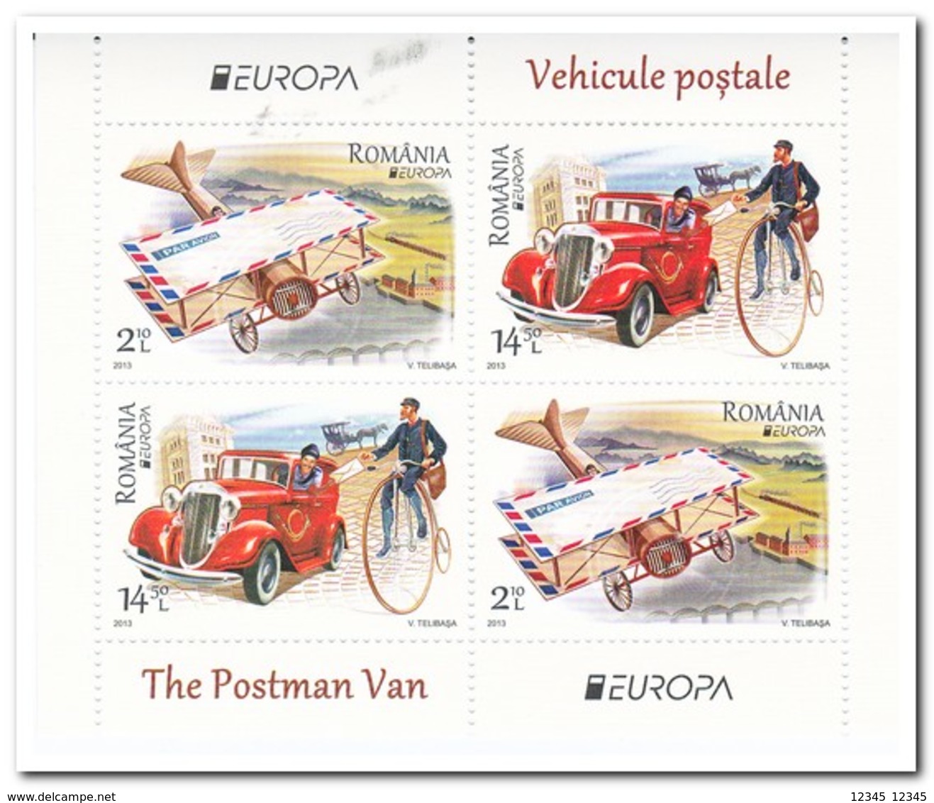 Roemenië 2013, Postfris MNH, Europe, Cept, Transport - Neufs