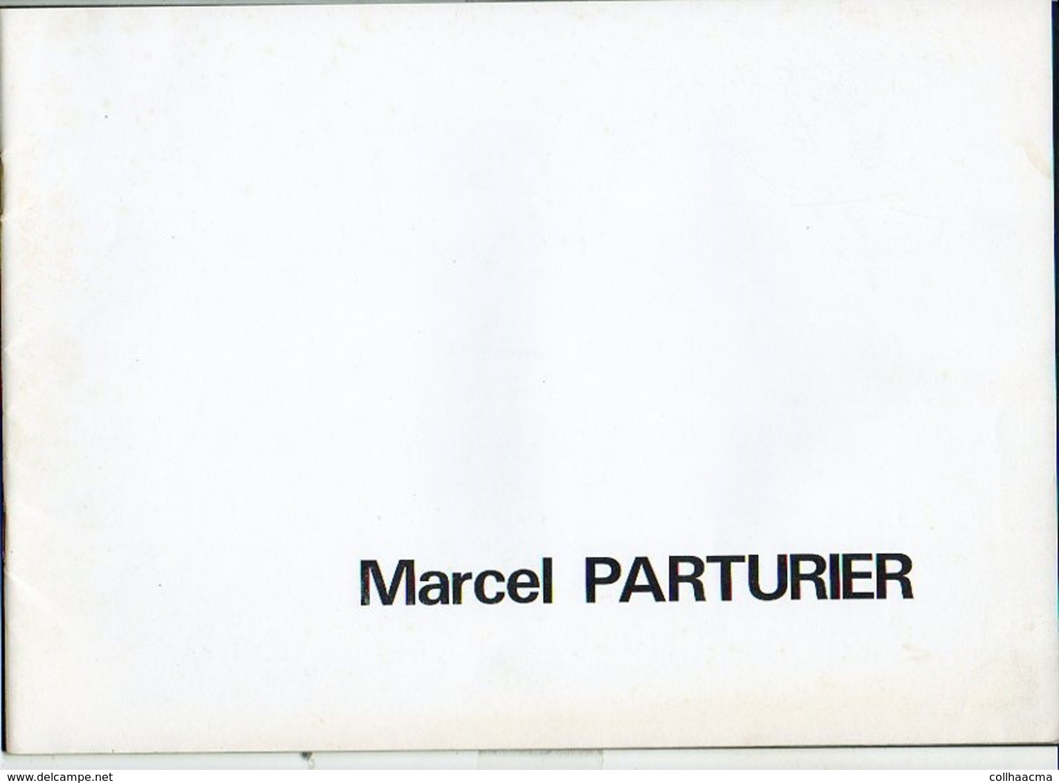 1995 ? Catalogue Hommage De L' Artiste Peintre Normand " Marcel Parturier " Né Au Havre 1901/1976 - Altri & Non Classificati