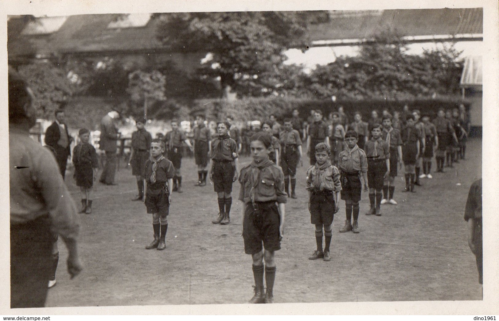 CPA 2186 - Carte Photo - SCOUTISME - Un Groupe De Scoutes - Scouting