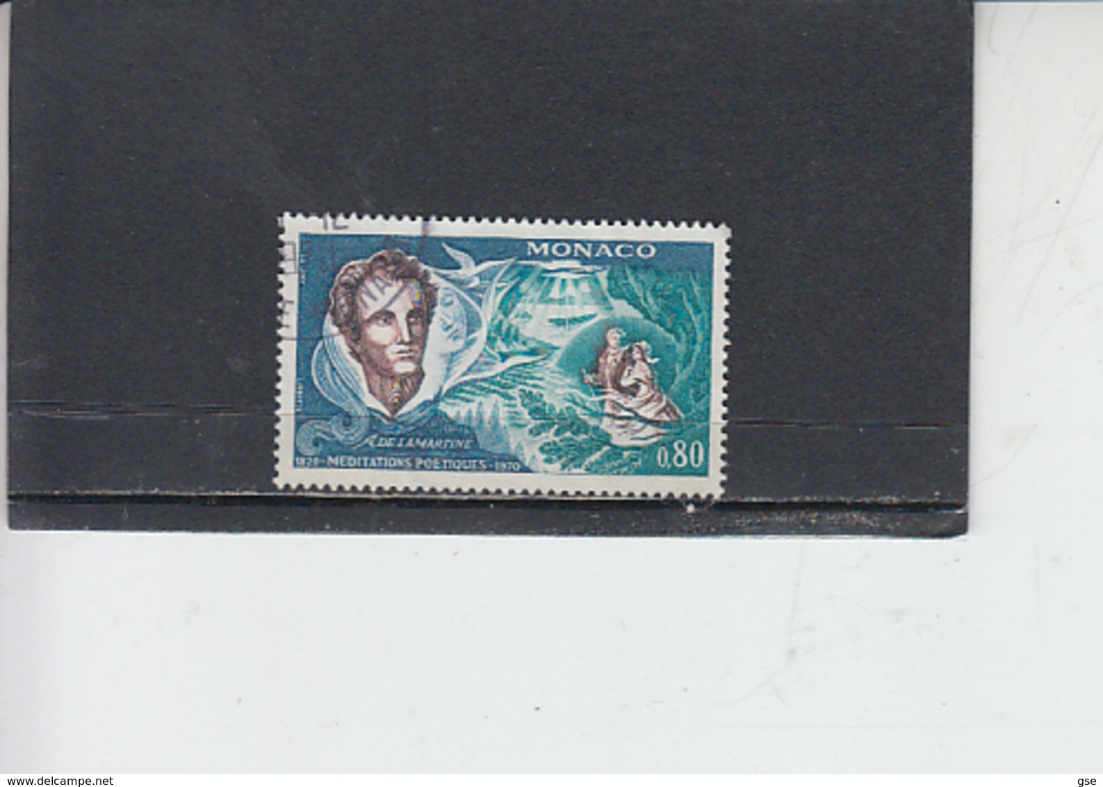 MONACO  1970 - Unificato 840° - De Lamartine - Used Stamps