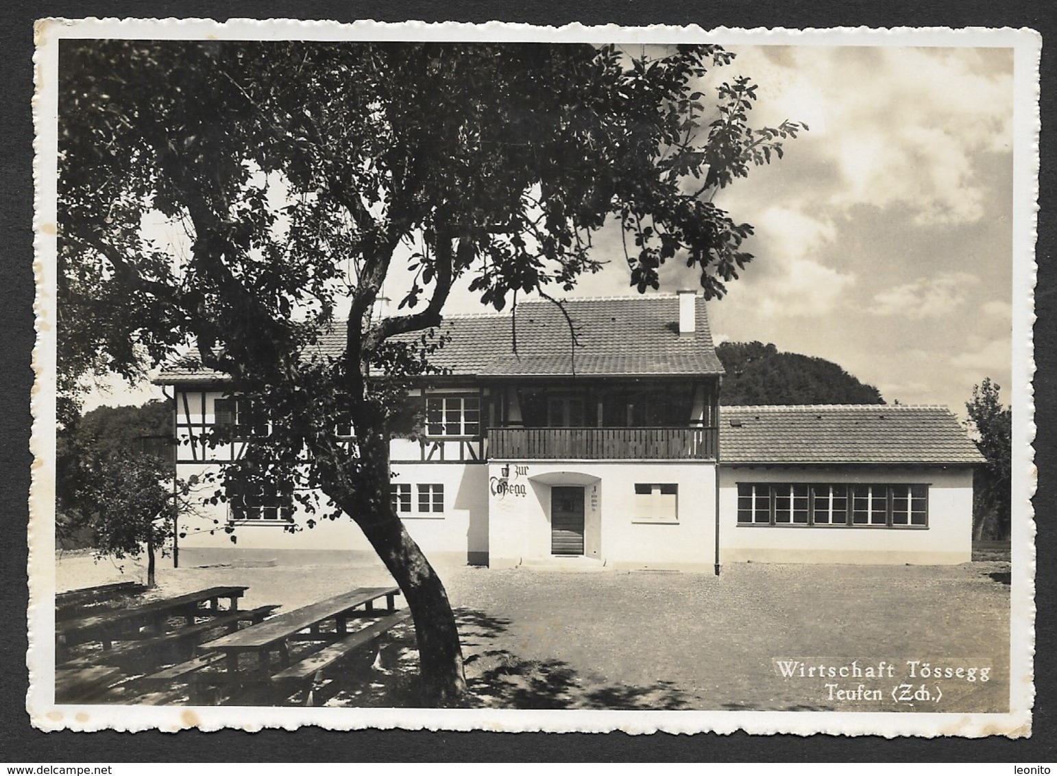 TEUFEN ZH Freienstein Wirtschaft Restaurant TÖSSEGG Ca. 1950 - Freienstein-Teufen