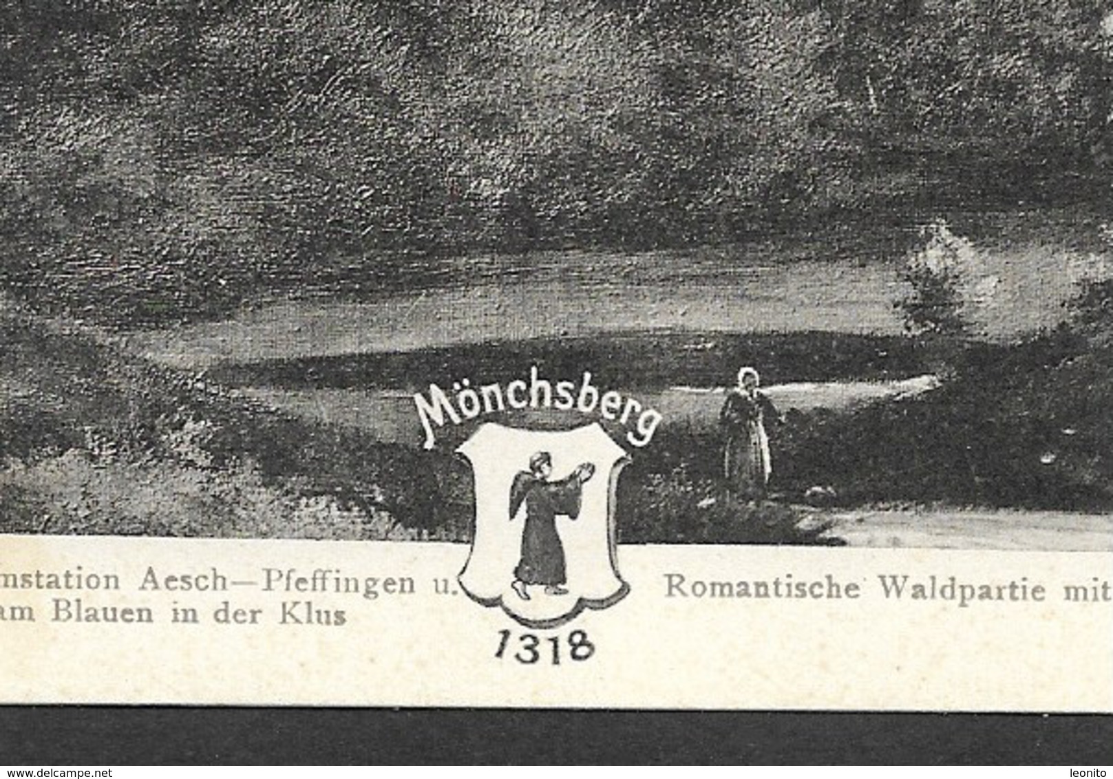 PFEFFINGEN BL Aesch Mönchsberg Ruine Münchsberg 1909 - Aesch