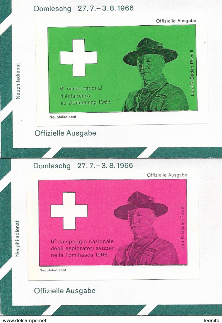 BONADUZ GR Pfadfinder-Bundeslager Domleschg Scout Eclaireur Esploratori 1966 - Scoutisme