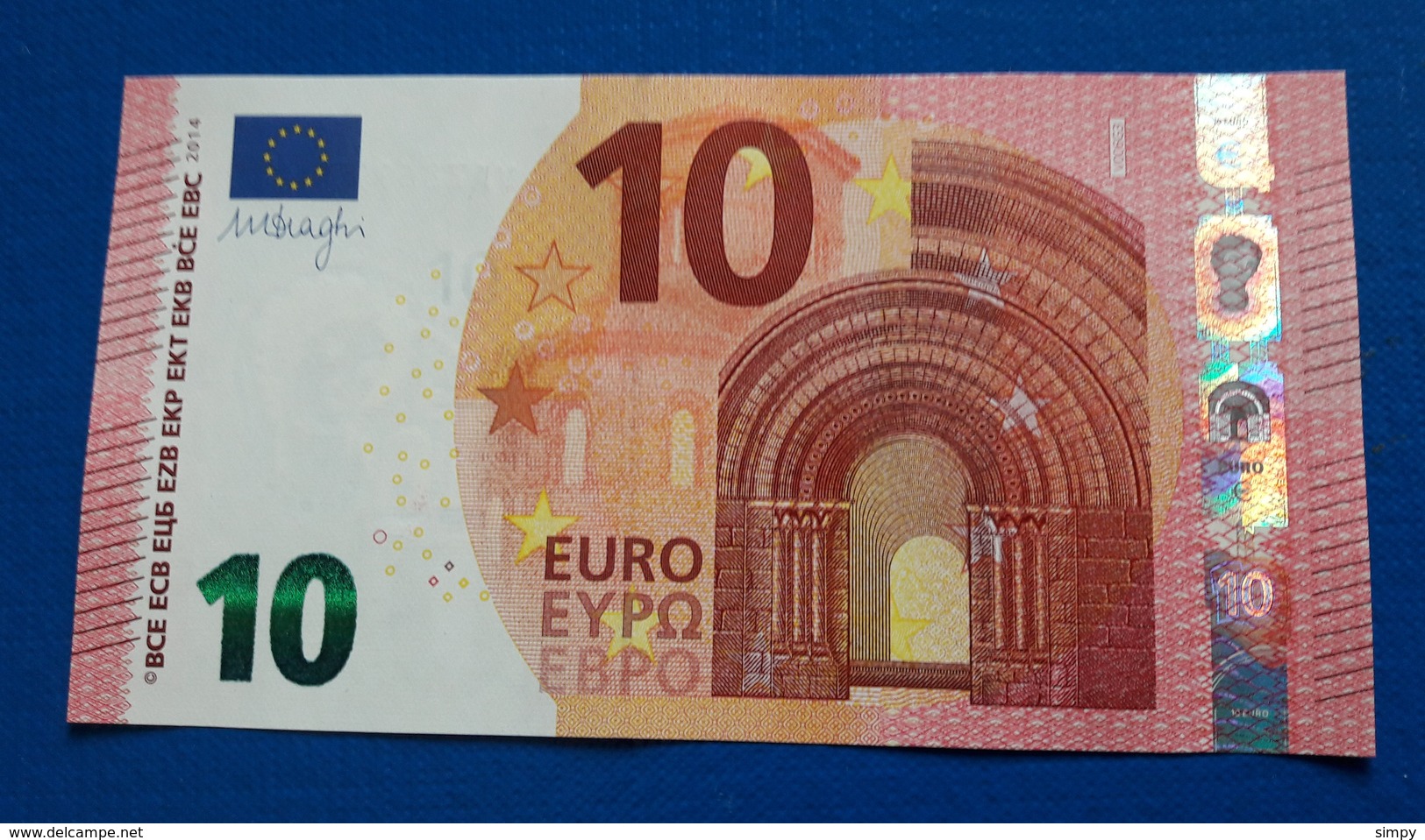 SPAIN 10 Euro EUR 2014 Draghi  UNC  V006 G3    VA7869979433 - 10 Euro