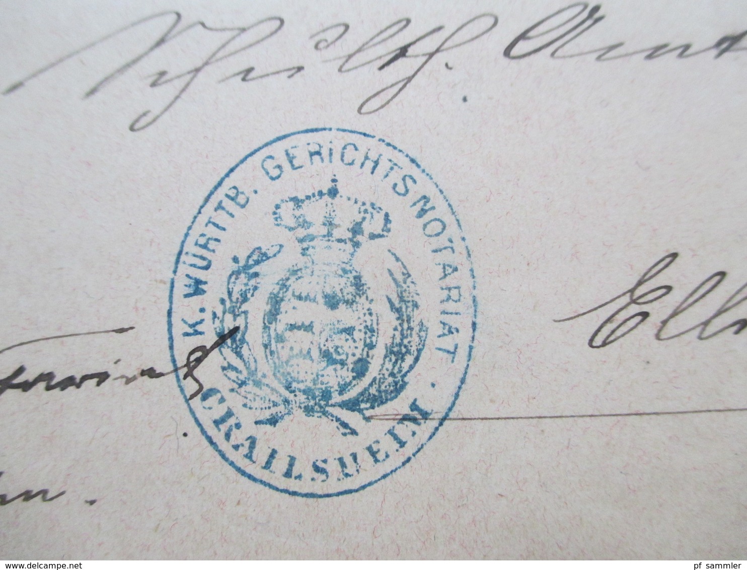 AD Württemberg um 1880 / 90 mit Ganzsachen / Faltbriefe / Postanweisungen 17 Stück! Dienstpost. Crailsheim usw..