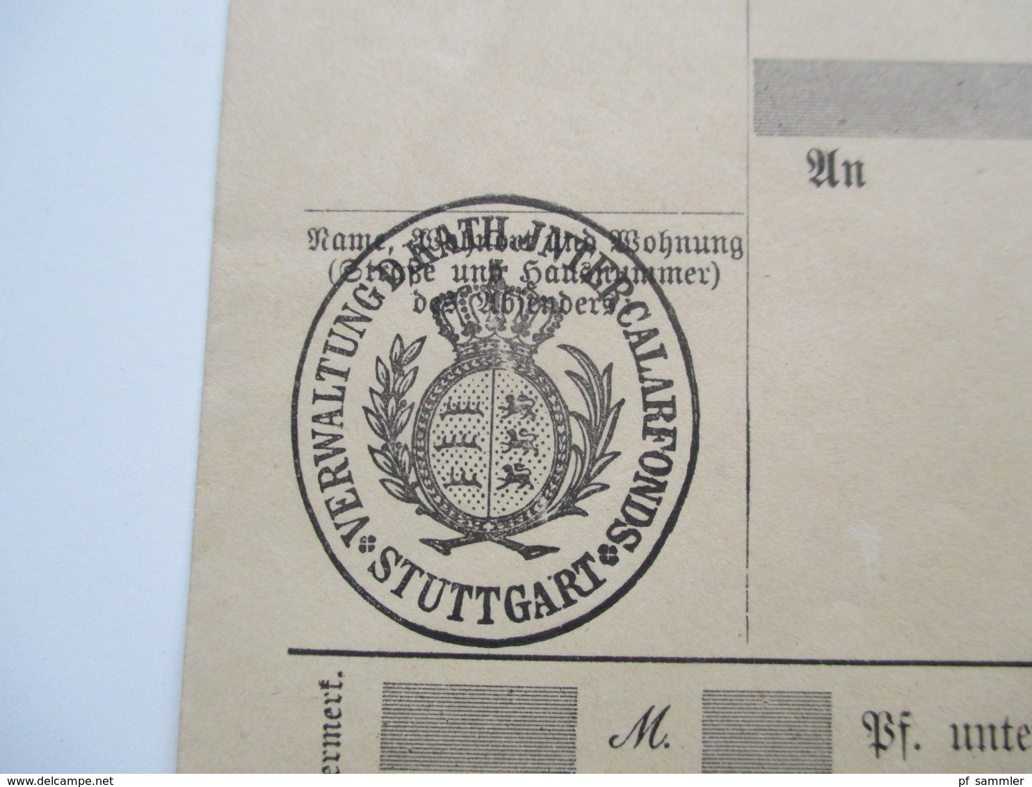 AD Württemberg um 1880 / 90 mit Ganzsachen / Faltbriefe / Postanweisungen 17 Stück! Dienstpost. Crailsheim usw..