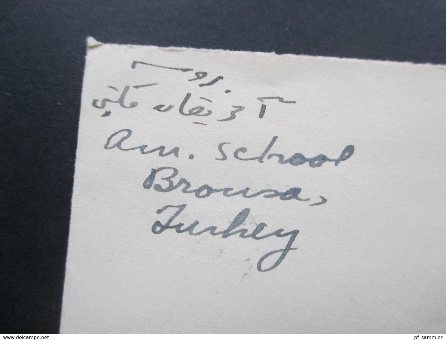 Türkei Freimarken Ausgabe 1926 MiF American School Brousa Nach Boston. - Lettres & Documents
