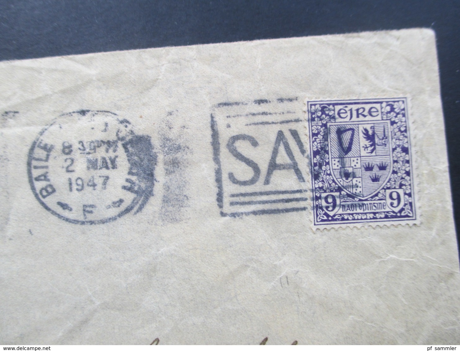 Irland / Eire 1947 Belege In Die USA. Air Mail / Luftpost. Interessant?? - Briefe U. Dokumente