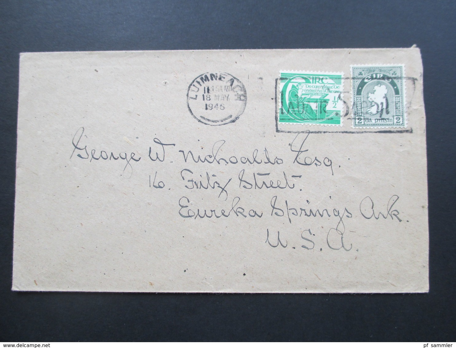 Irland / Eire 1947 Belege In Die USA. Air Mail / Luftpost. Interessant?? - Briefe U. Dokumente