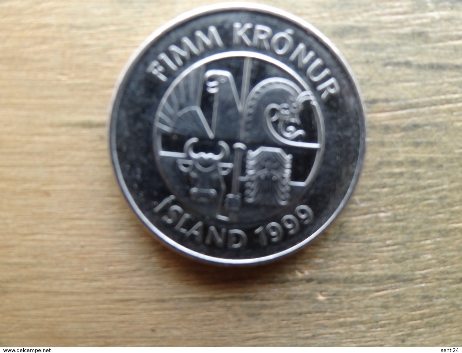 Islande  5  Kronur  1999  Km 28 - Islande