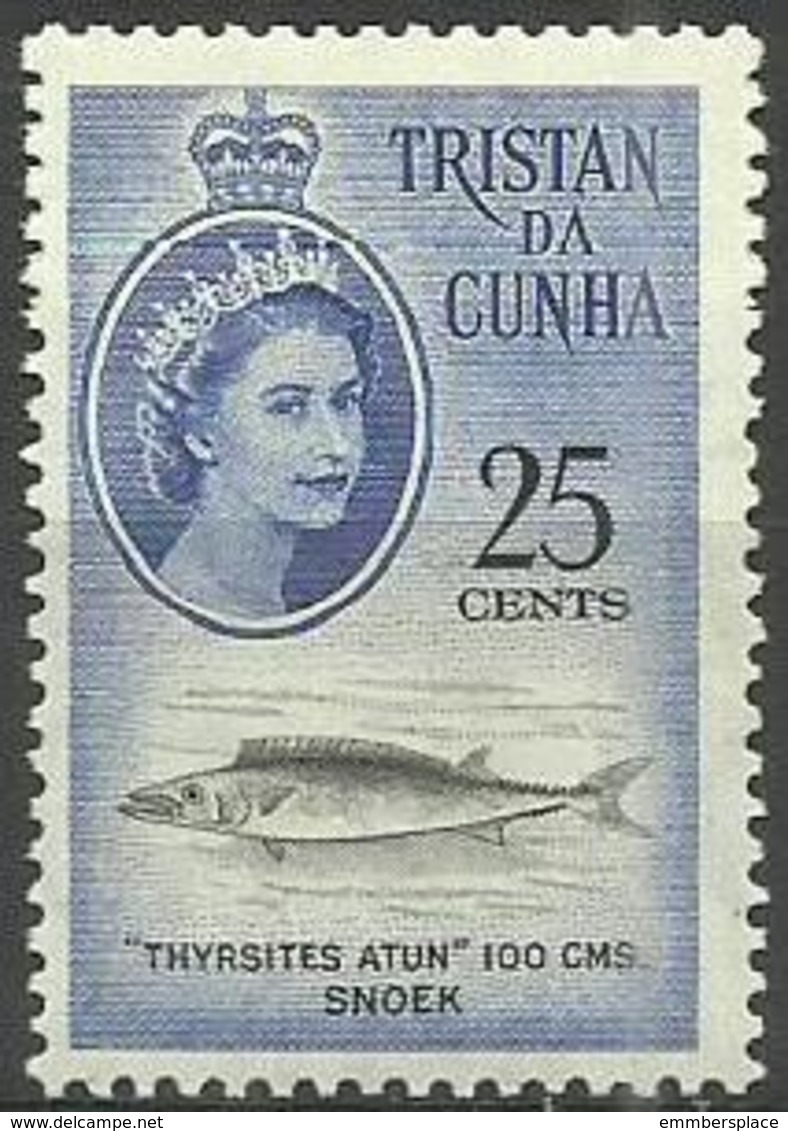 Tristan Da Cunha - 1961 Snoek 25c MNH **     SG 52  Sc 52 - Tristan Da Cunha