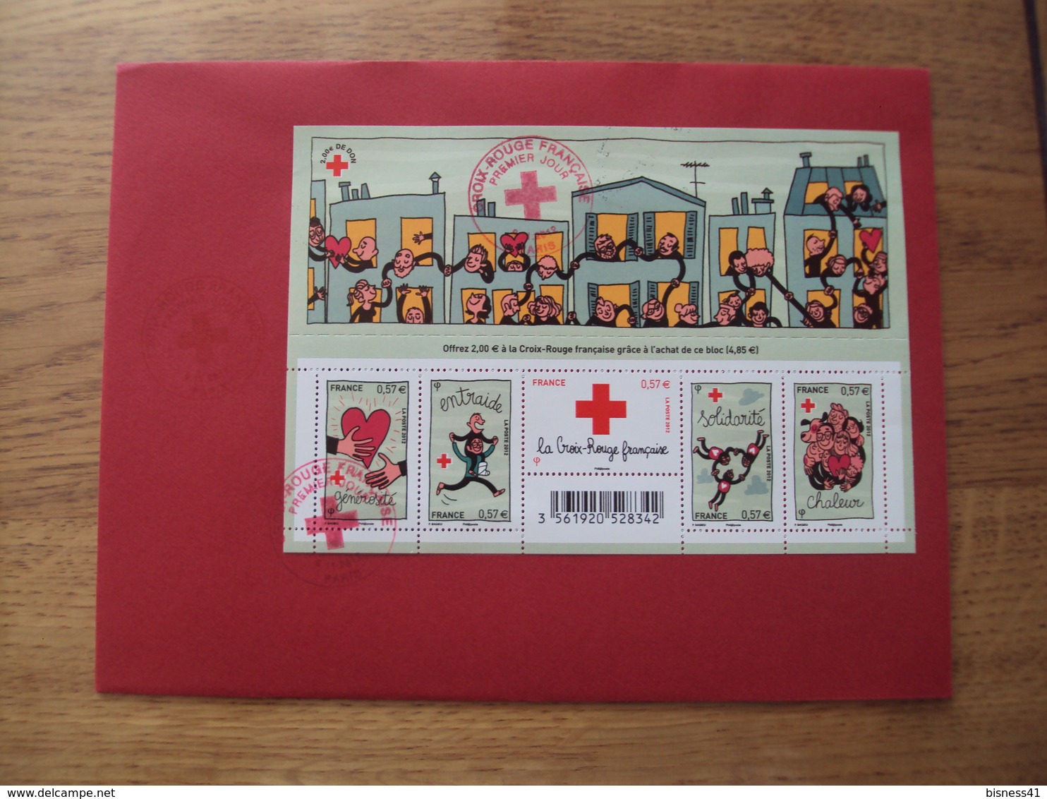 Croix Rouge Red Cross N° F4699  // Premier Jour FDC //  2012 - 2010-2019